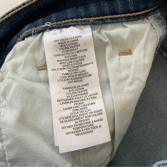 Current/Elliot 26 Mid Rise Skinny Jeans ~ Stretch Classic - Picture 10 of 10